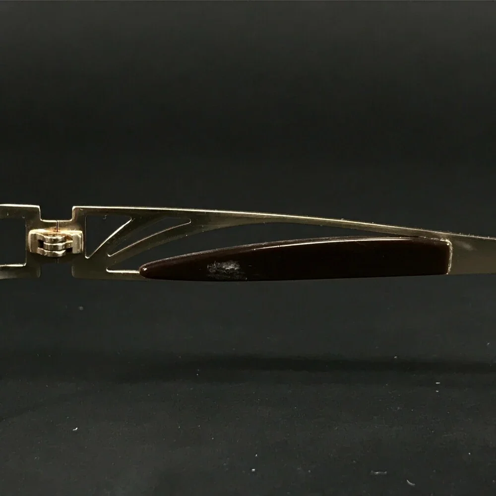 Cazal Eyeglasses Frames MOD.1072 COL.004 Red Gold Square Half Rim 54-16-135